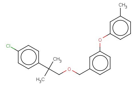 1-((2-(4-CHLOROPHENYL)-2-METHYLPROPOXY)METHYL)-3-(3-METHYLPHENOXY)BENZ ENE